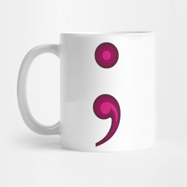 Pink semicolon by mia-alice85